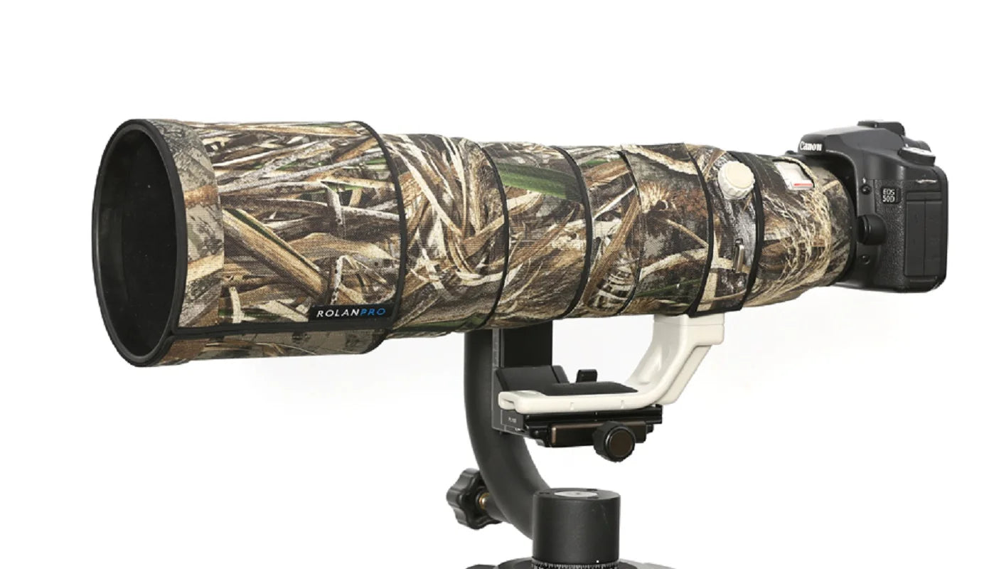 ROLANPRO Lens Cover for Canon EF 200-400mm f/4L IS USM Extender 1.4X Camouflage Coat Clothing Rain Cover Lens Sleeve Guns Case