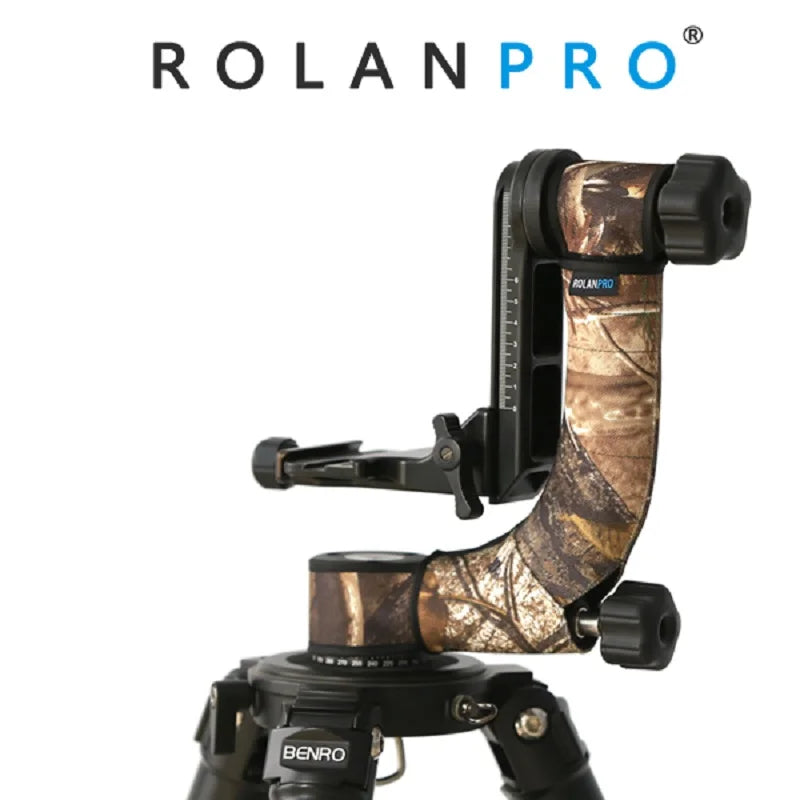 ROLANPRO Tripod Head Sleeve / Case For Gitzo Benro GH2 Wimberley WH-200 Gimbal Head Coat (Not Including Gimbal Head) Jungle Camouflage China Mainland