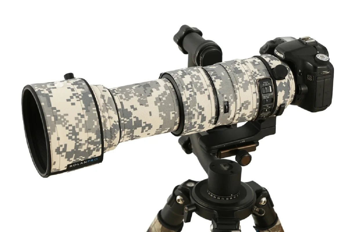 ROLANPRO Waterproof Lens Camouflage Coat for Sigma 60-600mm f4.5-6.3 DG OS HSM Sport Cover Lens Protective Sleeve Guns Case