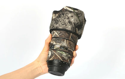 ROLANPRO Waterproof Lens Coat for Nikon AFS 24-70mm F2.8G Lens Protective Sleeve Guns Cover Protection Case Clothing DSLR