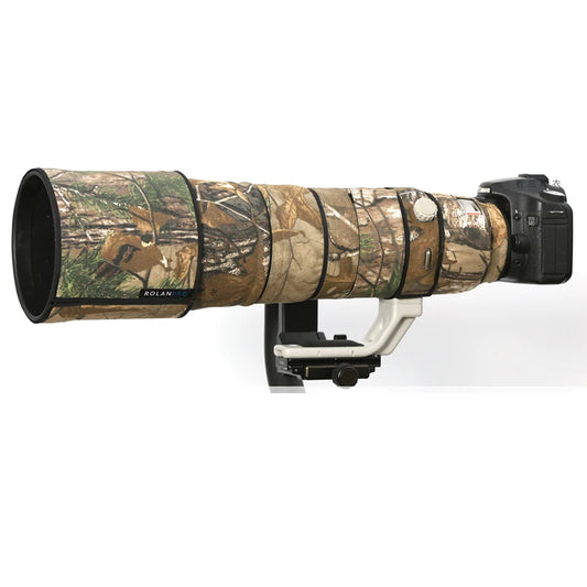 ROLANPRO Lens Cover for Canon EF 200-400mm f/4L IS USM Extender 1.4X Camouflage Coat Clothing Rain Cover Lens Sleeve Guns Case