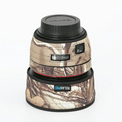 ROLANPRO Lens Camouflage Coat for Canon EF 50mm f1.2L USM Rain Cover Lens Protective Sleeve Guns Case Photography Clothing