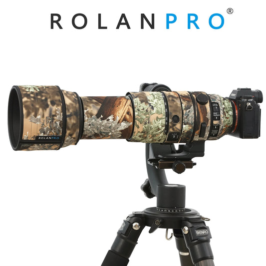 ROLANPRO Waterproof Lens Camouflage Coat for Sigma 150-600mm F/5-6.3 DG DN OS Sports with Sony E-mount Lens Protective Sleeve