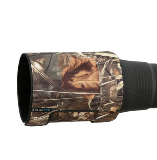 ROLANPRO Lens Hood Telephoto Lens Folding Hood for Canon Nikon Sigma Tamron 400mm f/2.8, 600mm f/4, 800mm f/5.6 SLR (L) No.19 camouflage China Mainland