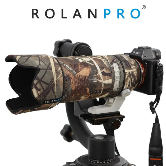 ROLANPRO Waterproof Lens Camouflage Coat for Sony FE 70-200mm f/2.8 GM OSS Lens Case Sony SEL70200 SLR Cover Sleeve Foto Bag