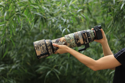ROLANPRO Waterproof Lens Camouflage Coat for Sigma 150-600mm F/5-6.3 DG DN OS Sports with Sony E-mount Lens Protective Sleeve