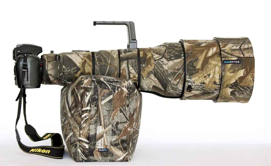 ROLANPRO Nylon Waterproof Light Weight Bean Bag Pillow for Camera Guns Lens Camouflage Macro Bean Bag Outdoor Shooting Empty RO