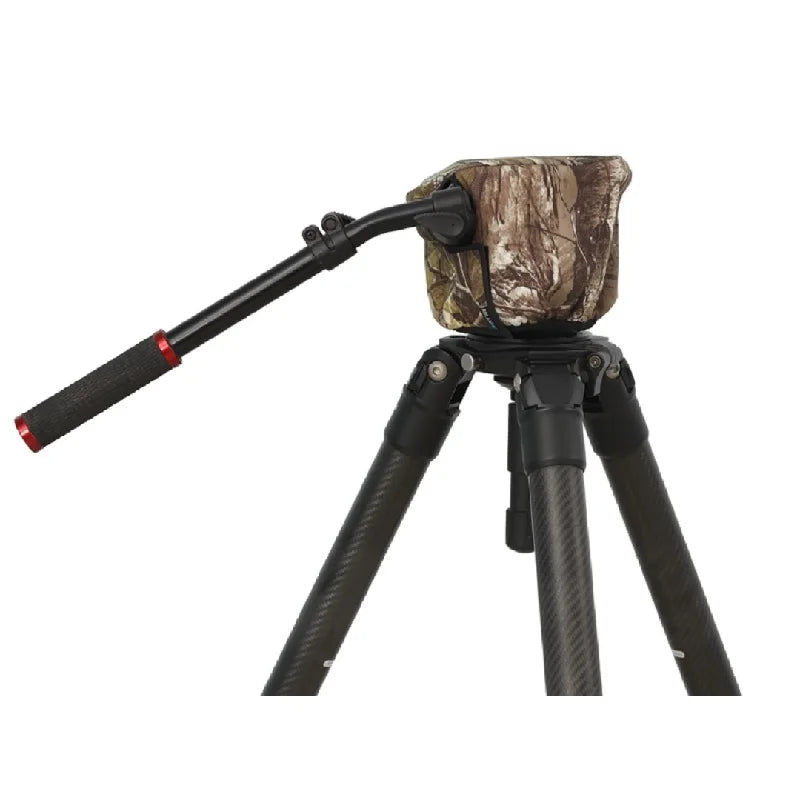 ROLANPRO Rain Cover Raincoat Camouflage Coat for Manfrotto 504HD 502HD Fluid Head Hydraulic Tripod Head