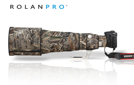 ROLANPRO Waterproof Lens Camo Cover for Canon EF 600mm F/4 L IS III USM Coat Photography Protective Sleeve Guns Case Canon 600mm