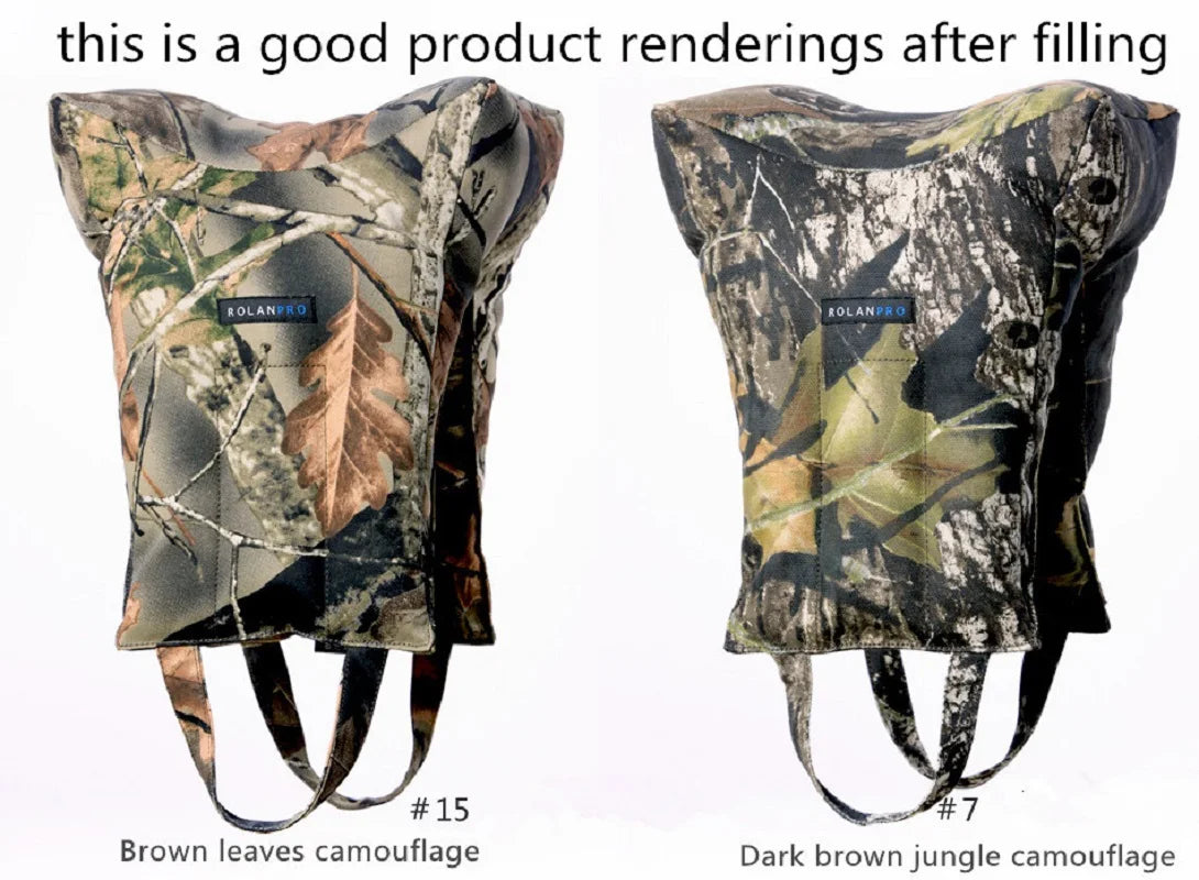 ROLANPRO Portable Cool Camouflage Wildlife Bird Watching Photography Bag For Hunting Animal Photo Shooting Camera Bean Bags