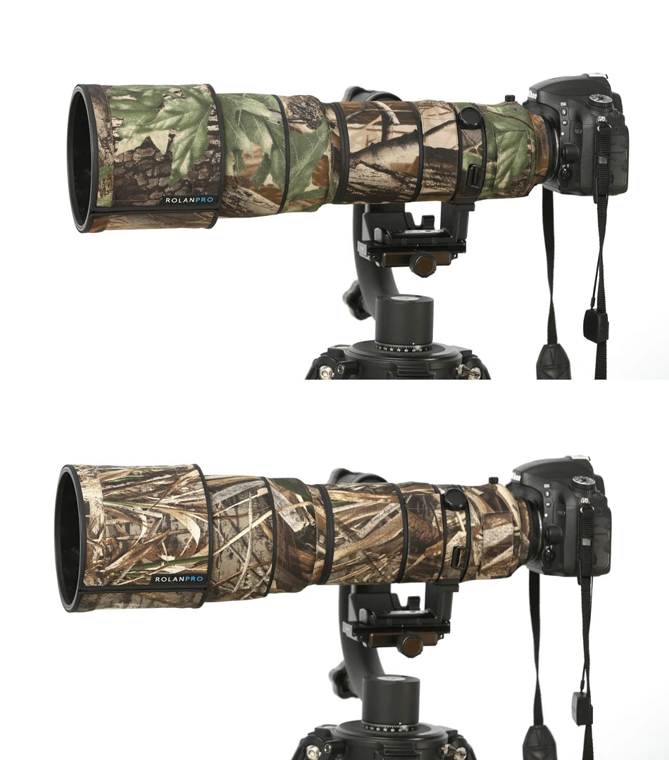 ROLANPRO Waterproof Lens Camouflage Coat for Nikkor Nikon AF-S VR 200-400mm f/4G ED VRLens Cover Lens Protective Sleeve Case