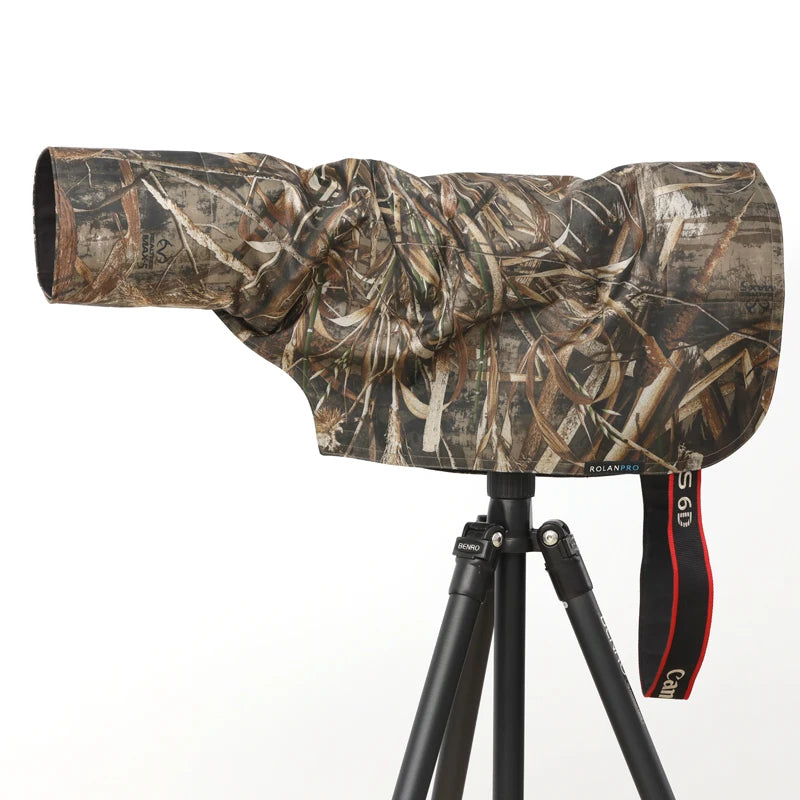 ROLANPRO M Rain Cover Raincoat for Nikon AF-S 200-500mm, Canon RF 100-300mm F2.8, Canon RF 200-800mm F 6.3-9 IS USM Rainproof