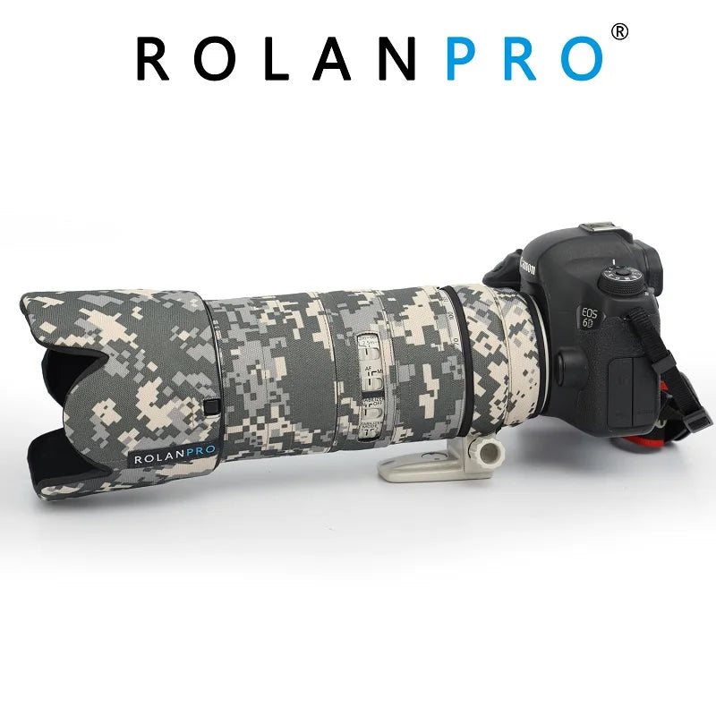 ROLANPRO Waterproof Lens Coat for Canon EF 70-200mm F2.8 L IS II USM Lens Protective Sleeve Canon 70 200mm II Cover Guns Case