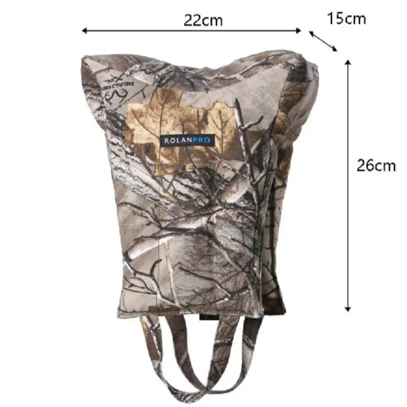 ROLANPRO Portable Cool Camouflage Wildlife Bird Watching Photography Bag For Hunting Animal Photo Shooting Camera Bean Bags