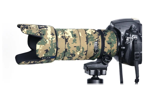 ROLANPRO Lens Coat for Tamron SP 70-200mm F2.8 VC Di USD (A009) Camouflage Lens Clothing Rain Cover Lens Case Army green digital