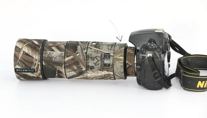 ROLANPRO Waterproof Lens Cover for Nikon AF-S 300mm F/4D ED Camouflage Coat lens Sleeve Guns Case DSLR