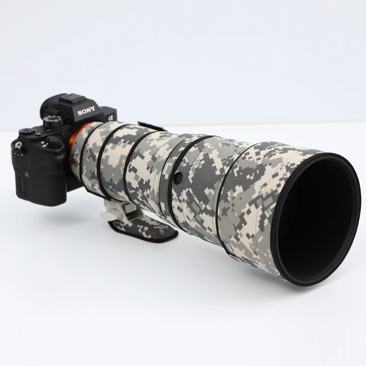 RolanPro Lens Coat for Sony FE 600mm F6.3 GM OSS – Waterproof Camo Cover