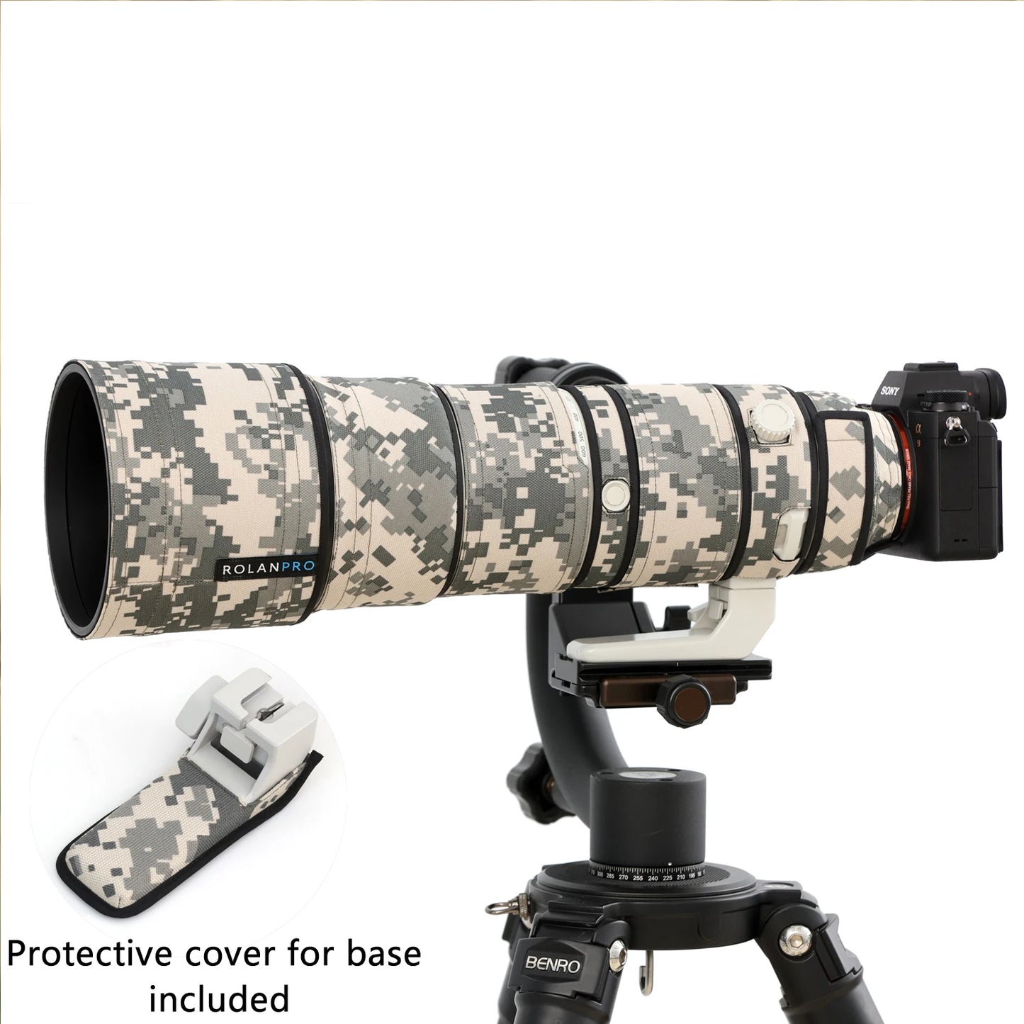 ROLANPRO Lens Coat for Sony FE 200-600mm F5.6-6.3 G OSS Lens Cover sony 200600 Camera Lens Protective Sleeve Case Raincover Camo UCP Waterproof China Mainland