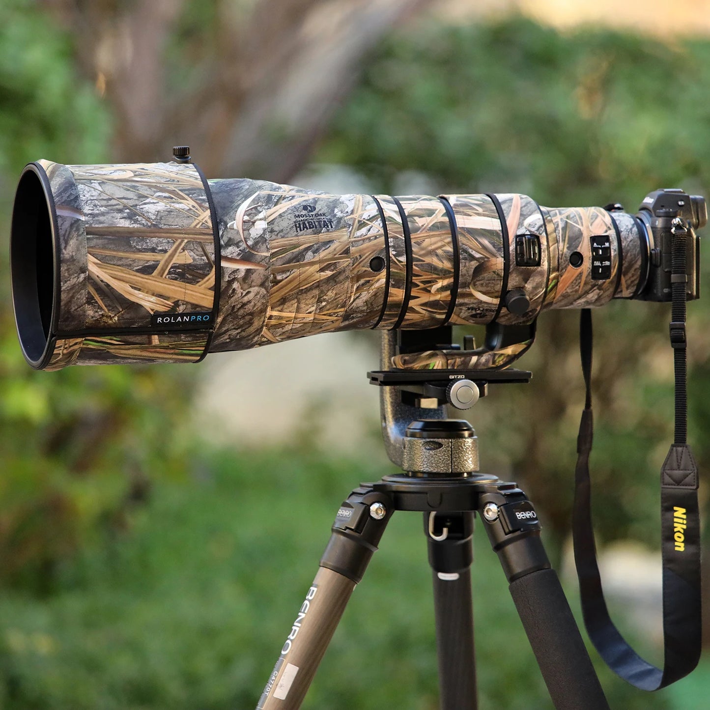 ROLANPRO Waterproof Lens Coat for Nikon Z 600mm F4 TC VR S Rain Cover Lens Protective Cover Guns Case Nikon z 600 f4 Camouflage No.49 waterproof