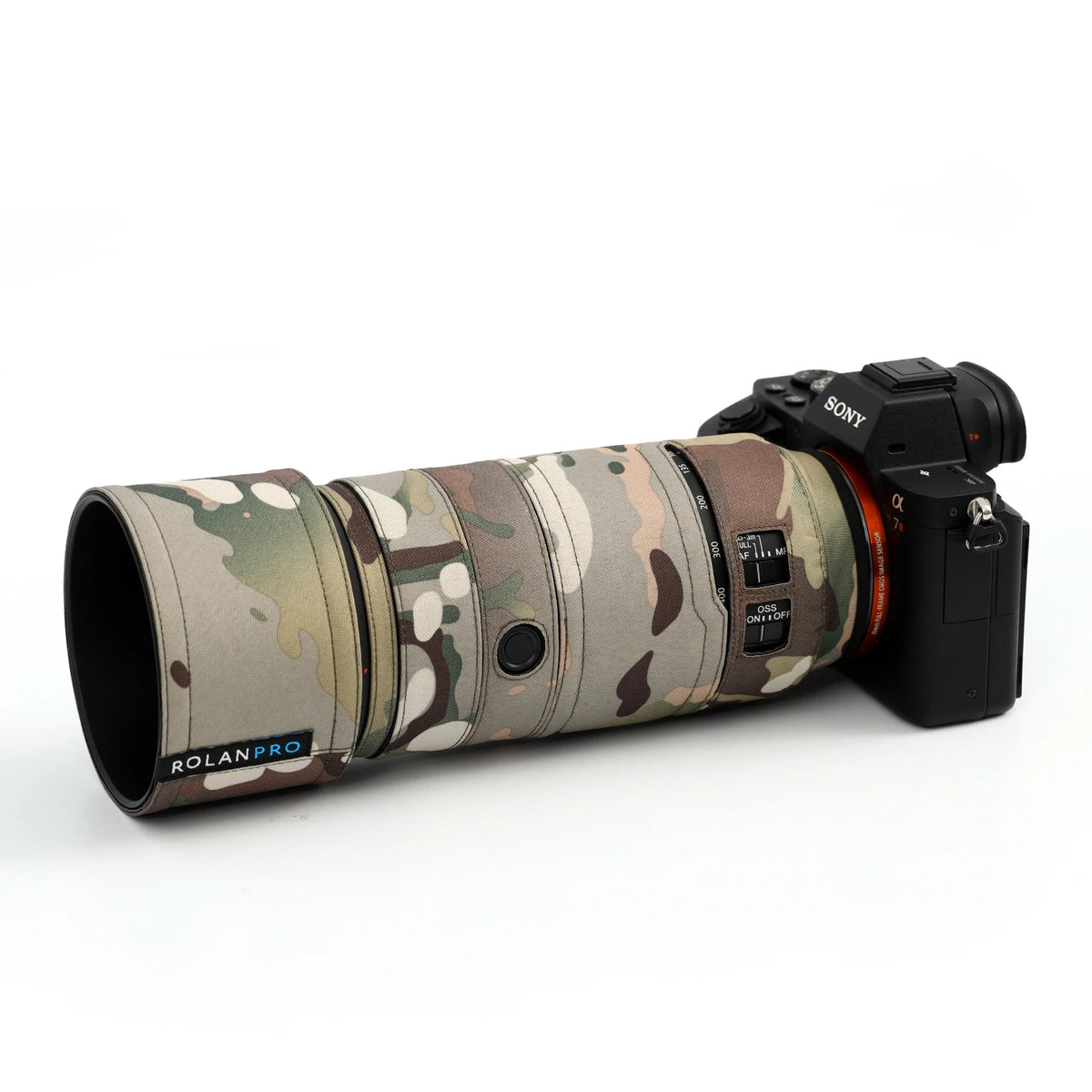 RolanPro Lens Coat for Sony FE 100-400mm F5.6-8 OSS (SEL100400) – Waterproof Camo Cover