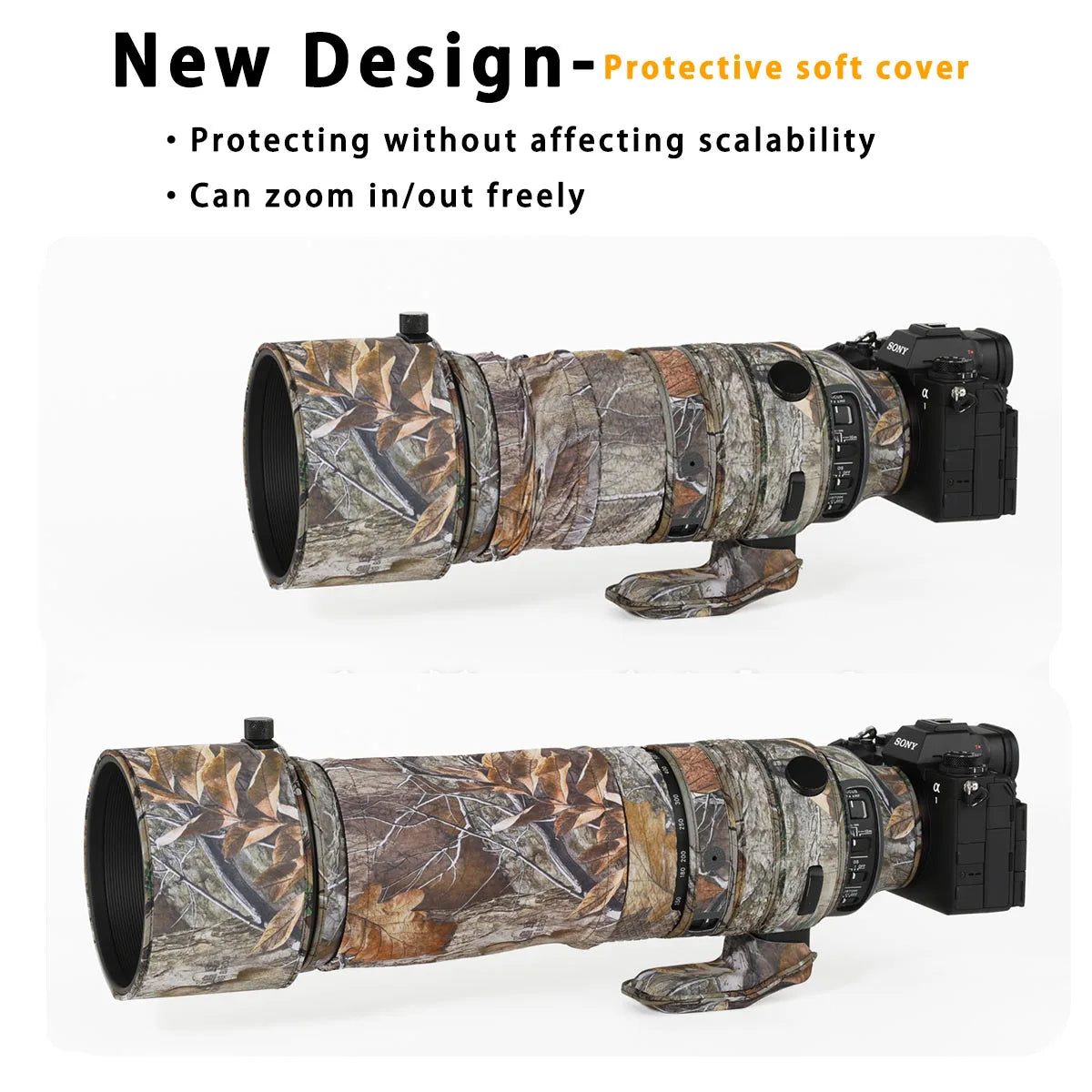 CHASING BIRDS camouflage lens coat for SIGMA 60-600mm F4.5-6.3 DG DN OS Sports E-mount waterproof lens protective cover