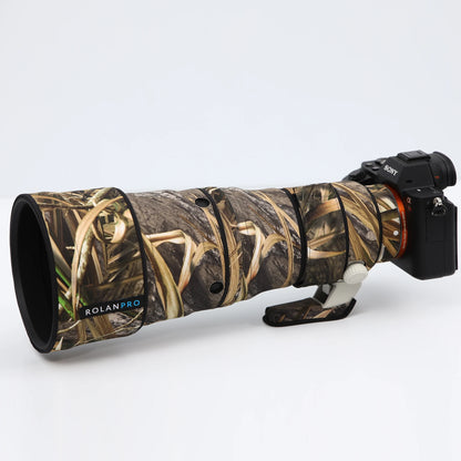 RolanPro Lens Coat for Sony FE 600mm F6.3 GM OSS – Waterproof Camo Cover