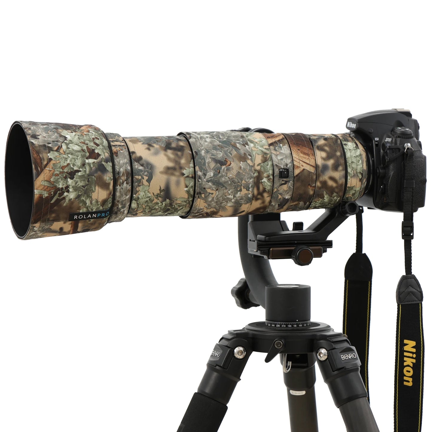 ROLANPRO Lens Coat for Nikon AF-S 200-500mm f/5.6E ED VR Lens Cover Rain Cover Guns Case Protective Sleeve Nikon 200 500mm Cloth No.14 Waterproof China Mainland