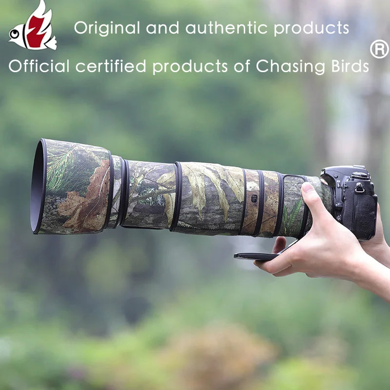Chasing birds camouflage lens coat for NIKON 200 500mm F5.6 E waterproof and rainproof lens protective cover nikon lens cover