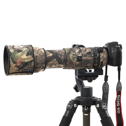 ROLANPRO Waterproof Lens Camo Coat for Sigma 150-600mm F5-6.3 DG OS HSM Sports w Canon or Nikon E-mount Protective Sleeve Case