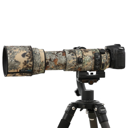 ROLANPRO Waterproof Lens Camo Coat for Sigma 150-600mm F5-6.3 DG OS HSM Sports w Canon or Nikon E-mount Protective Sleeve Case No.14 waterproof