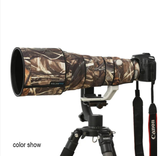 ROLANPRO Lens Camouflage Coat for Canon EF 400mm F/2.8 L USM Without Image Stabilization I Generation DSLR Camera Bag No.9d Waterproof China Mainland