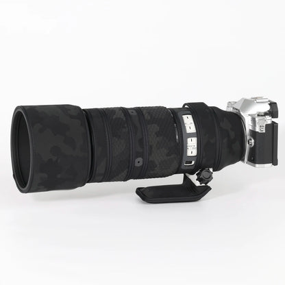 CHASING BIRDS Lens Camouflage Coat For OLYMPUS M.ZUIKO DIGITAL ED 50-200mm F2.8 IS PRO Waterproof and Rainproof Protective Cover Shadow Black