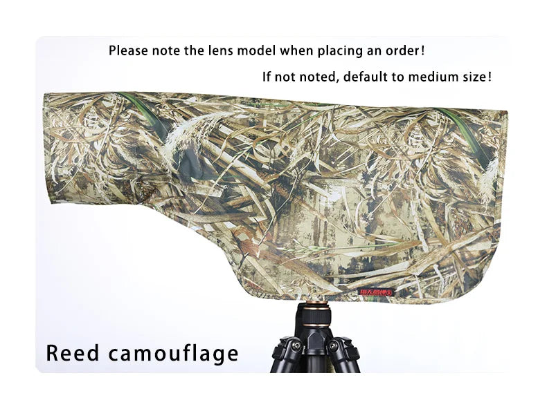 CHASING BIRDS rain coat for CANON RF 200-800 mm F6.3-9 IS USM camouflage and waterproof rain cover Sunscreen and UV protect M Reed China Mainland