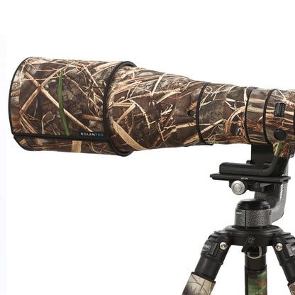 ROLANPRO Waterproof Lens Camouflage Coat for Nikon AF-S 180-400mm F/4E TC1.4 FL ED VR Lens Cover Guns Case Protective Seelve Cas No.9d Waterproof