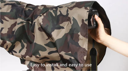 ROLANPRO XS Rain Cover Raincoat for Canon RF 100-500mm Telephoto Sony 100-400mm Rain Coat Sigma 150-600mm Rainproof Cover