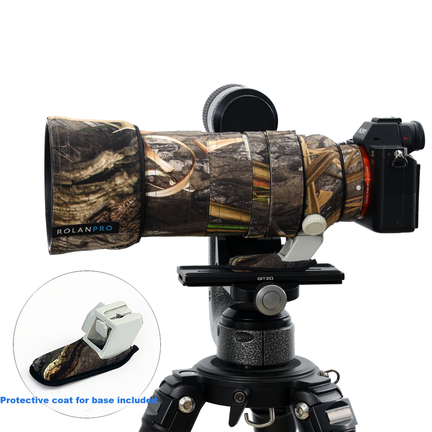 ROLANPRO Waterproof Lens Coat for Sony FE 70-200mm F/2.8 GM OSS II Clothing SEL70200GM2 Lens Protective Case Guns Rian Cover No.49 waterproof China Mainland