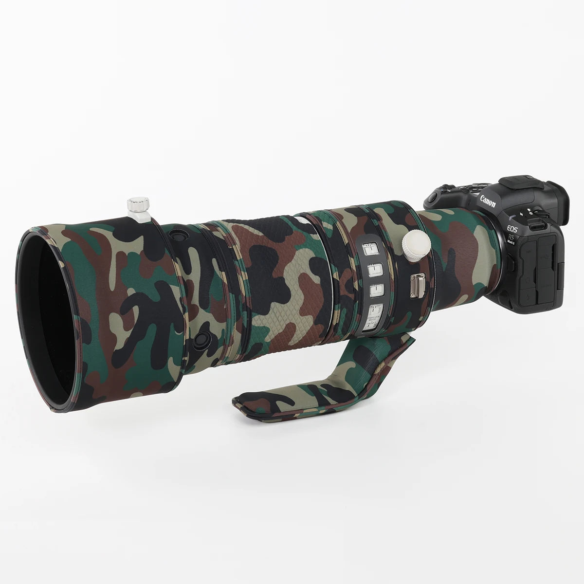 CHASING BIRDS camouflage lens coat for CANON RF 100-300 mm F2.8 L IS USM elastic waterproof and rainproof lens protective cover Military green China Mainland