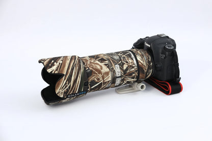 ROLANPRO Waterproof Lens Camouflage Coat Rain Cover for Canon EF 70-200mm F2.8 L IS USM lens Sleeve Guns Case Grass Waterproof China Mainland