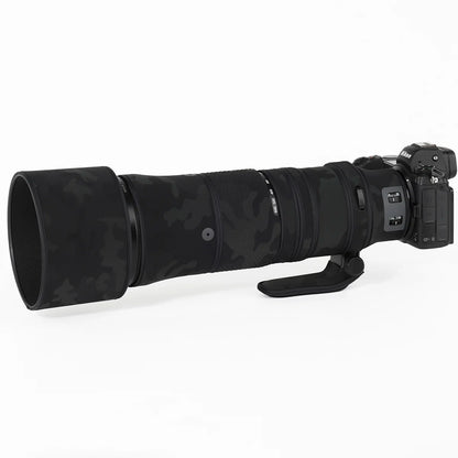 CHASING BIRDS camouflage lens coat for Nikon Z 180-600 mm F 5.6-6.3 VR waterproof and rainproof lens protective cover NIKKOR Shadow Black China Mainland