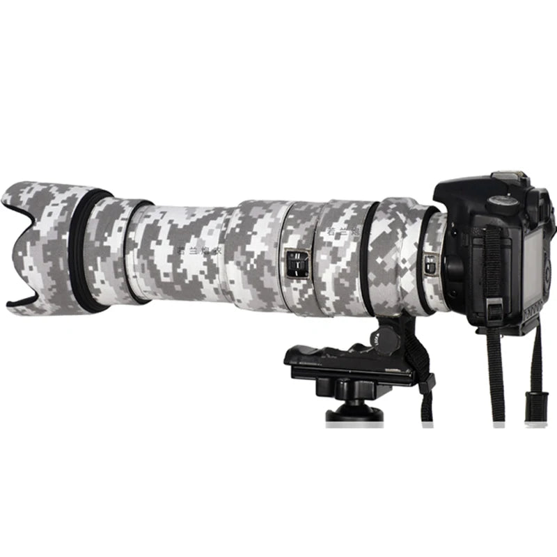 ROLANPRO Lens Camouflage Coat for Sigma APO 50-500mm F/4-6.3 EX DG HSM Lens Protective Sleeve Guns Case Cover Foto Bag