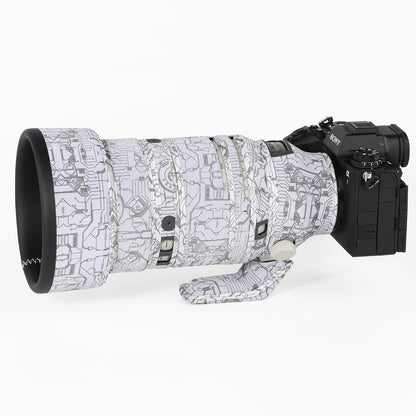 CHASING BIRDS Ver.IV Lens Camouflage Coat for SONY FE 50-150 mm F2 GM waterproof and rainproof lens protective cover SEL 50150 Electric White