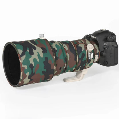 CHASING BIRDS Lens Camouflage Waterproof Coat for CANON EF 200mm F2 L IS USM Rainproof Lens Protective Elastic Cover Military green China Mainland