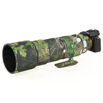 CHASING BIRDS camouflage lens coat for Sony 200-600 mm G OSS waterproof and rainproof lens protective cover SEL 200600 lens bag Green leaf