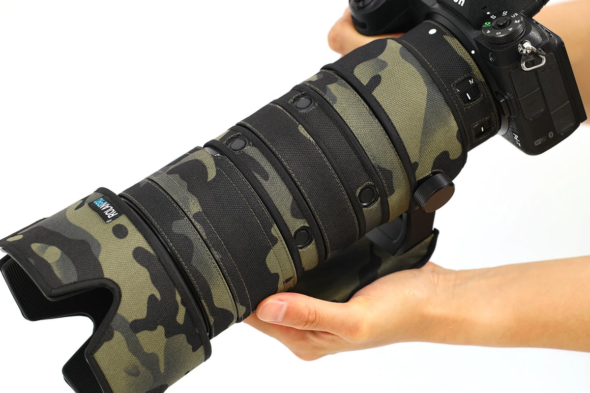 RolanPro Lens Coat for Nikon Z 70-200mm F2.8 VR S II – Waterproof Camo Cover