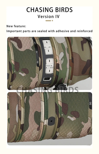 CHASING BIRDS Lens Camouflage Coat for Fujifilm 150-600mm F5.6-8 R waterproof and rainproof lens protective cover fuji 150600