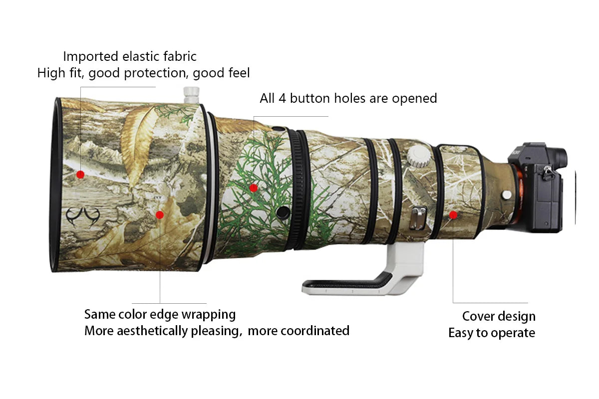 CHASING BIRDS Ver.IV Lens Camouflage Coat for SONY FE 400mm F2.8 GM OSS waterproof and rainproof lens protective cover SEL400