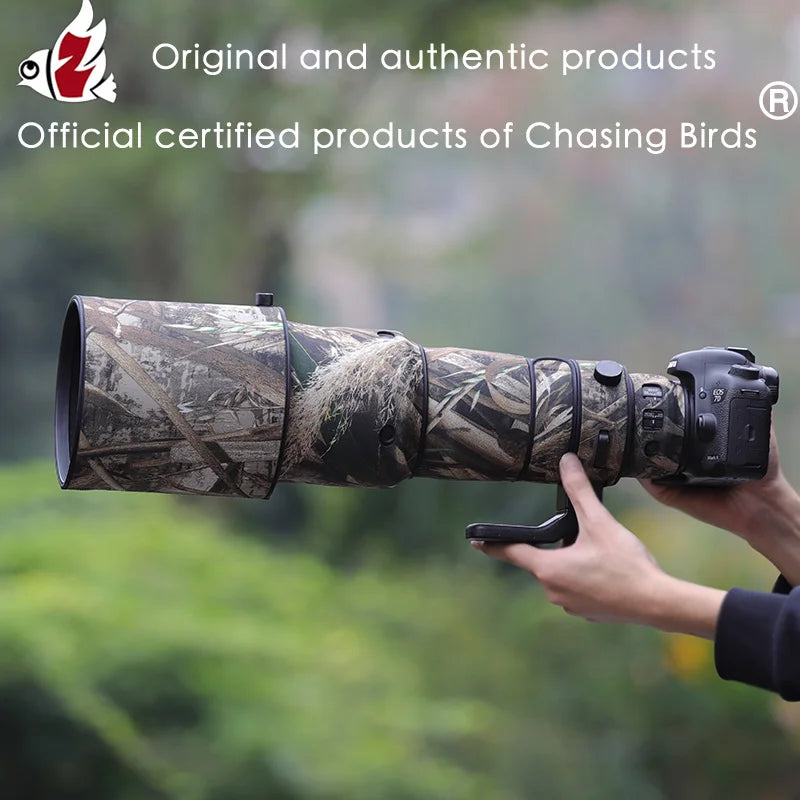 CHASING BIRDS camouflage lens coat for SIGMA 500mm F4 Sports waterproof and rainproof lens protective cover sigma 500 lens cover