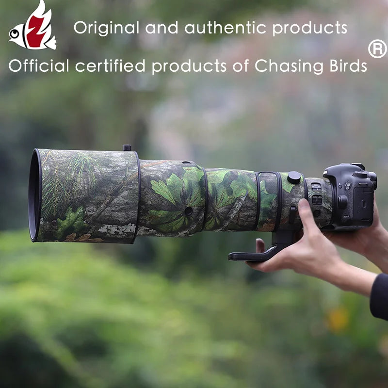 CHASING BIRDS camouflage lens coat for SIGMA 500mm F4 Sports waterproof and rainproof lens protective cover sigma 500 lens cover