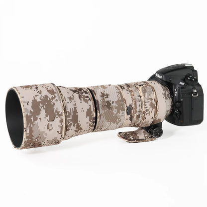 CHASING BIRDS camouflage lens coat for SIGMA 150 600mm F5-6.3 DG OS HSM Contemporary waterproof and rainproof protective cover Brown Grid China Mainland