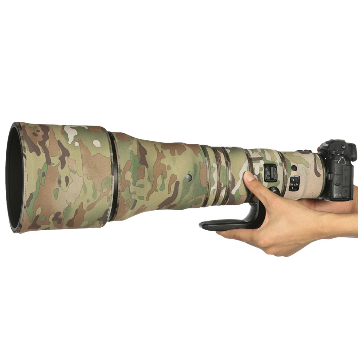 CHASING BIRDS camouflage lens coat for NIKON Z 800mm F6.3 VR S waterproof and rainproof lens protective cover z 800 lens cover Desert Camouflage China Mainland